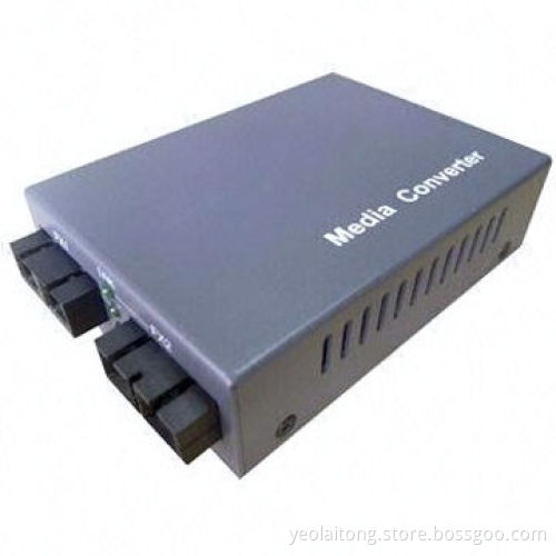 Low Cost Single Multi-mode Media Converter, 155M/1.25G Converter Data Speed, Up to 20km Distance
